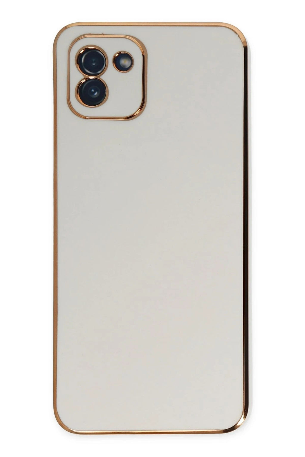 Mey İthalat® Samsung Galaxy A03 Kılıf Volet Silikon - Beyaz