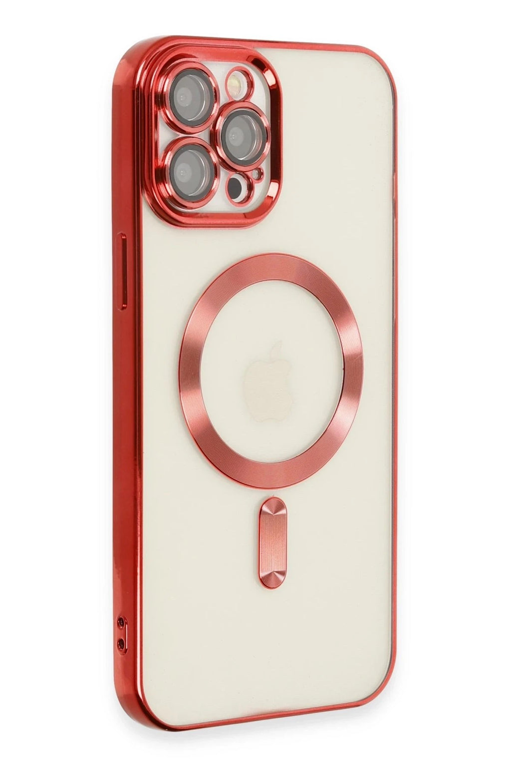 Mey İthalat® iPhone 12 Pro Max Kılıf Kross Magneticsafe Kapak - Kırmızı