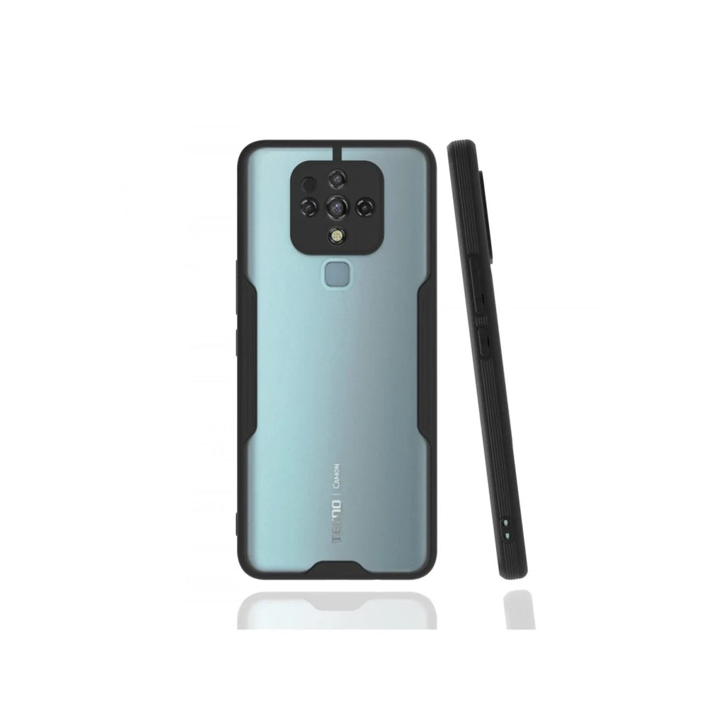 Mey İthalat® Tecno Camon 16 Kılıf Platin Silikon - Siyah