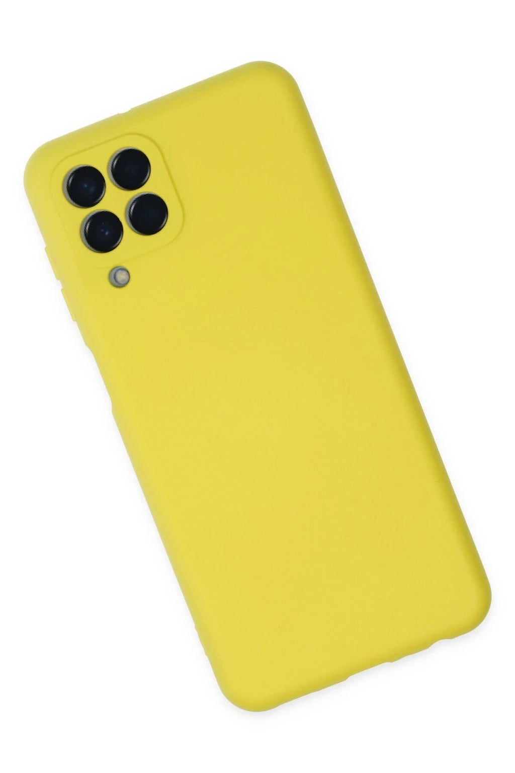 Mey İthalat® Samsung Galaxy M33 Kılıf Nano içi Kadife Silikon - Sarı