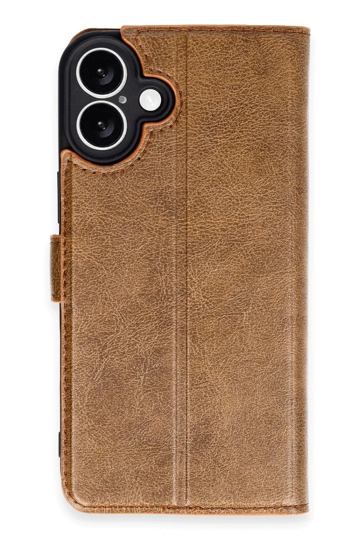 Mey İthalat® iPhone 16 Plus Kılıf Trend S Plus Kapaklı Kılıf - Taba