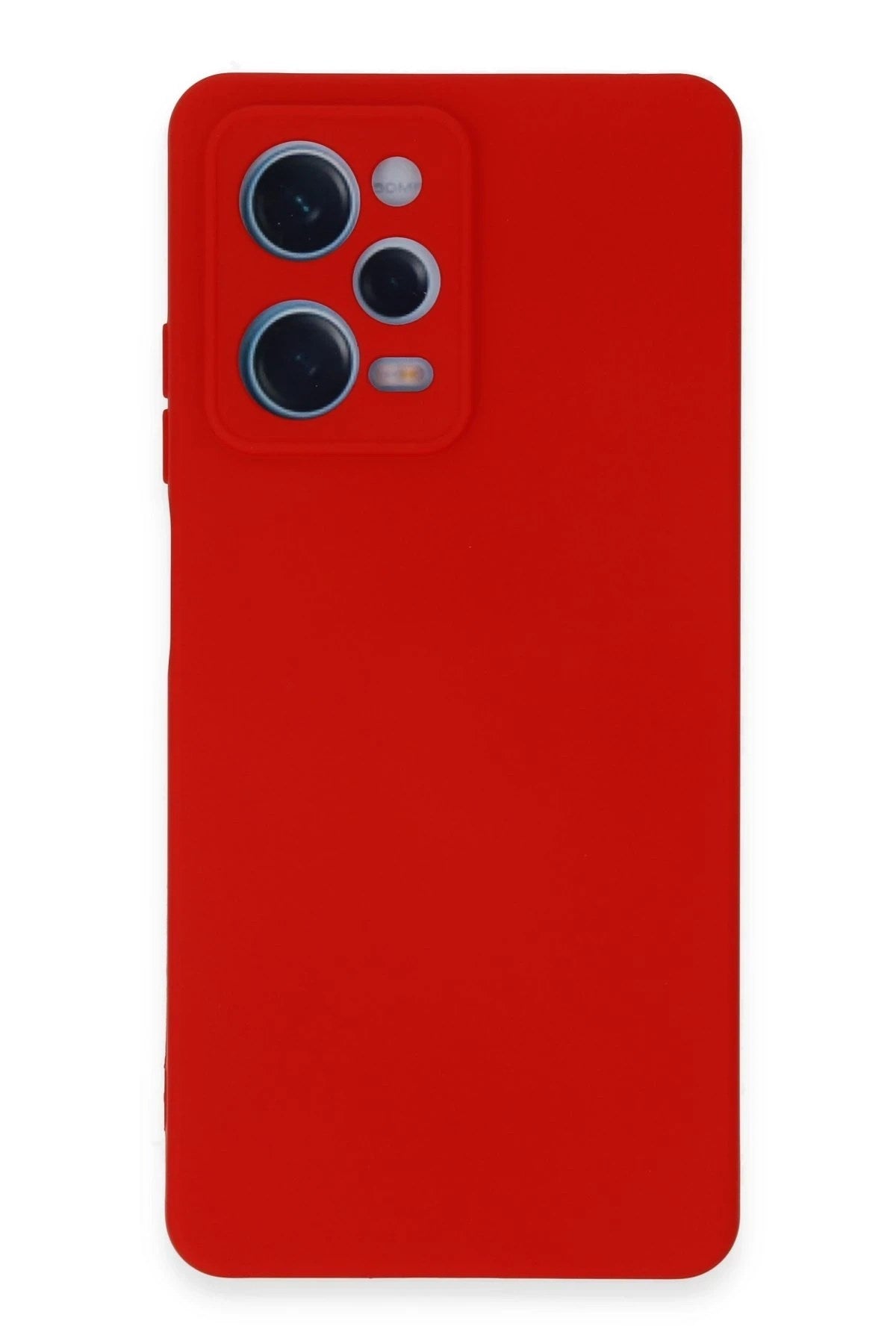 Mey İthalat® Redmi Note 12 Pro 5G Kılıf Nano içi Kadife Silikon - Kırmızı