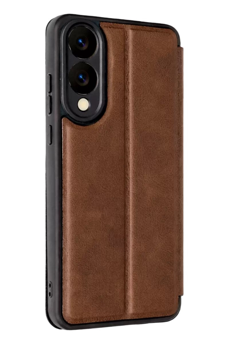 Mey İthalat® Samsung Galaxy S25 Edge Flip Cover - Taba