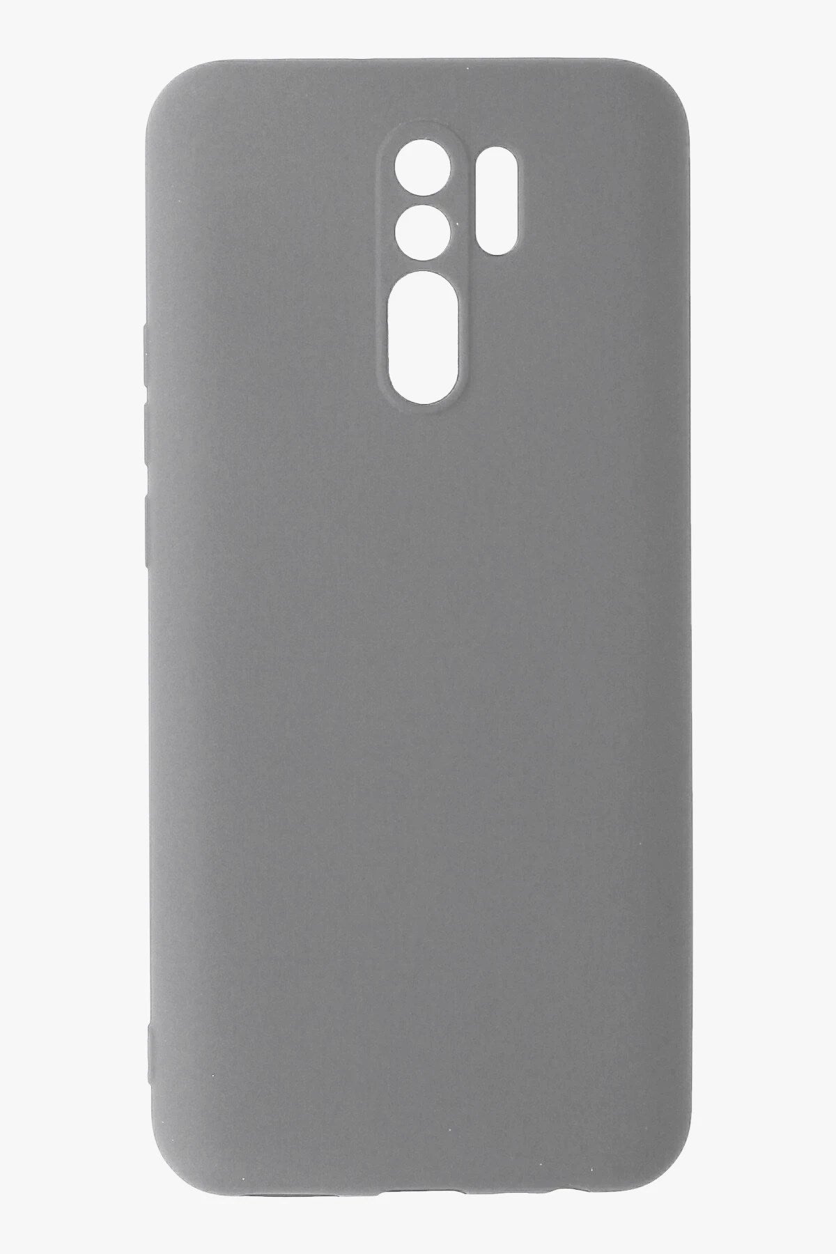 Mey İthalat® Redmi 9 Kılıf Nano içi Kadife Silikon - Gri