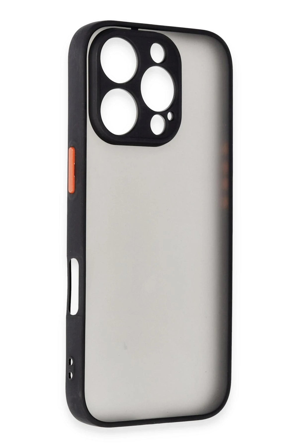 Mey İthalat® iPhone 16 Pro Kılıf Montreal Silikon Kapak - Siyah