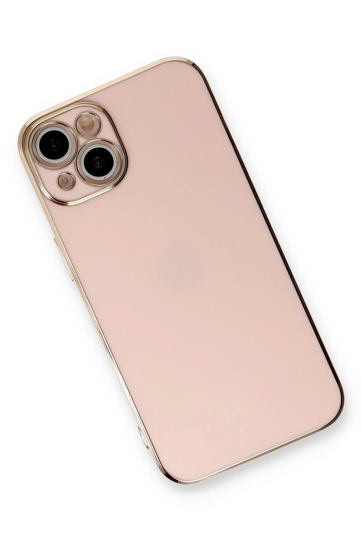 Mey İthalat® iPhone 13 Kılıf Volet Silikon - Pembe
