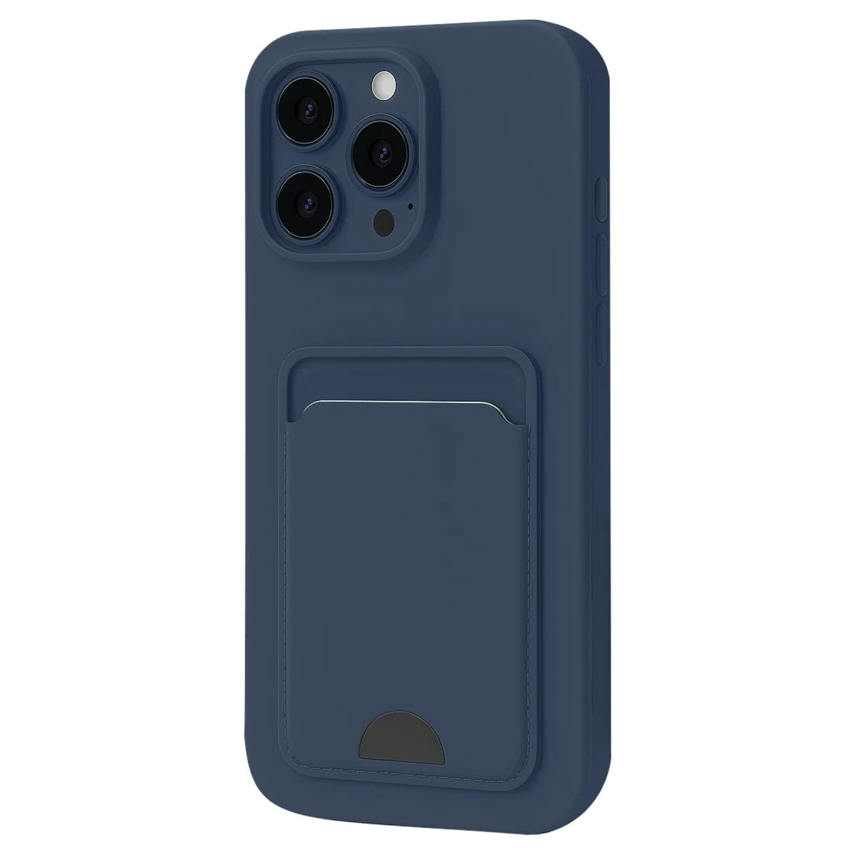 Mey İthalat® iPhone 16 Plus Kılıf Kelvin Kartvizitli Silikon - Lacivert
