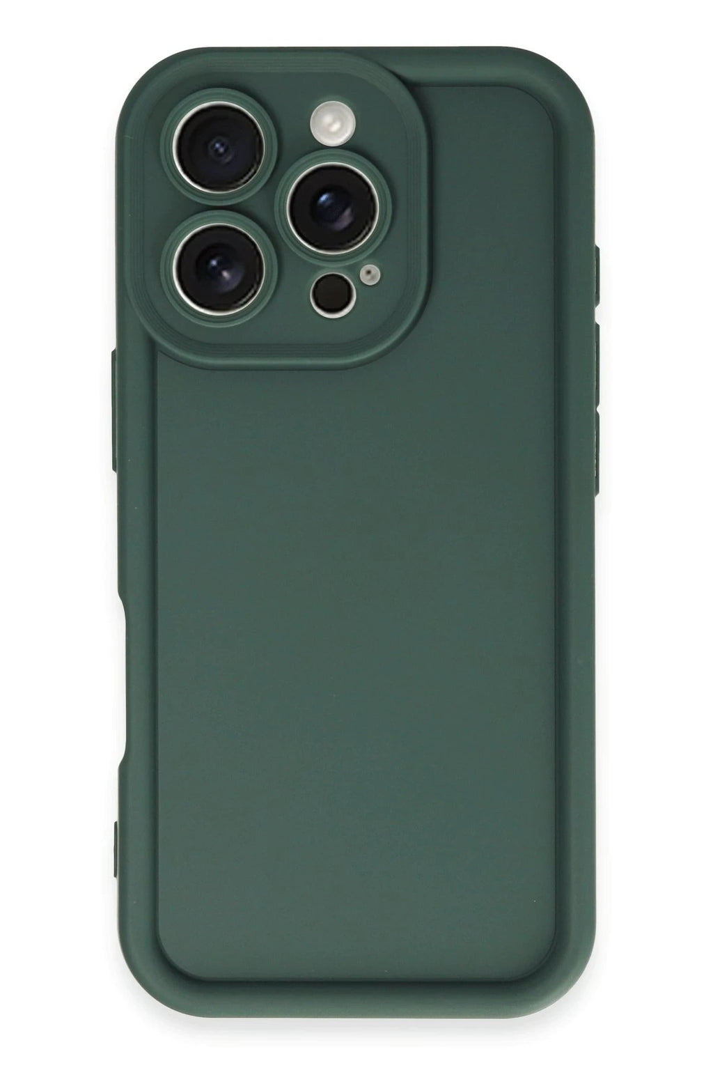 Mey İthalat® iPhone 16 Pro Kılıf Viera Silikon - Koyu Yeşil