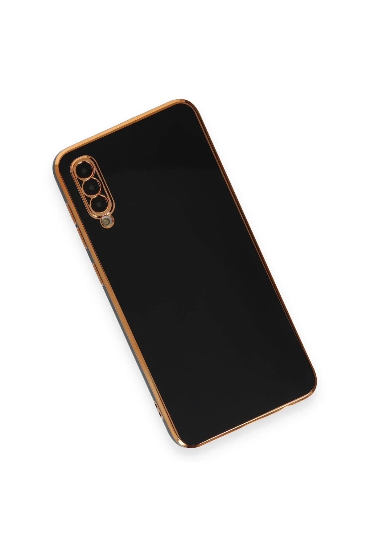 Mey İthalat® Samsung Galaxy A70 Kılıf Volet Silikon - Siyah