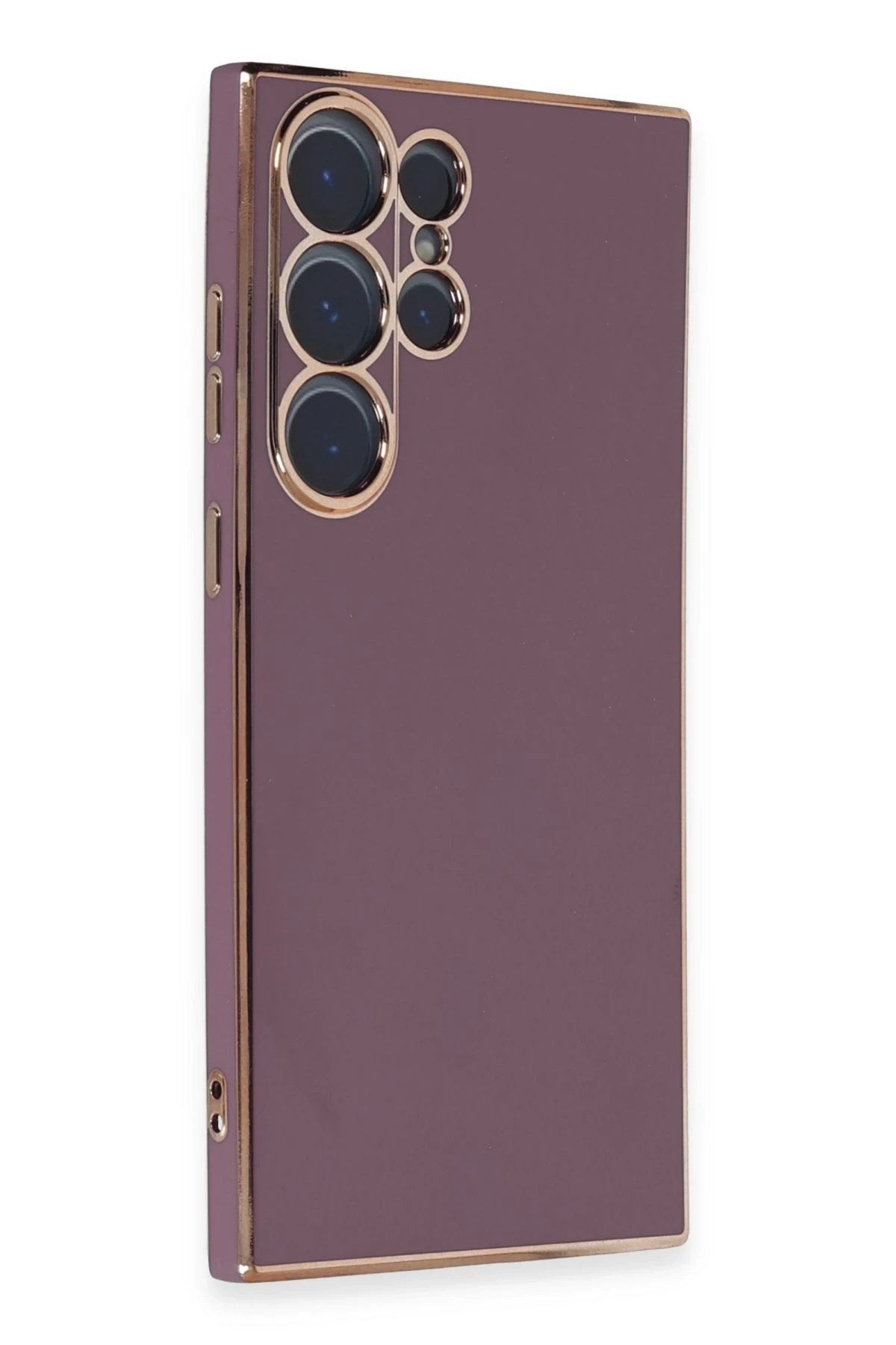 Mey İthalat® Samsung Galaxy S23 Ultra Kılıf Volet Silikon - Mor