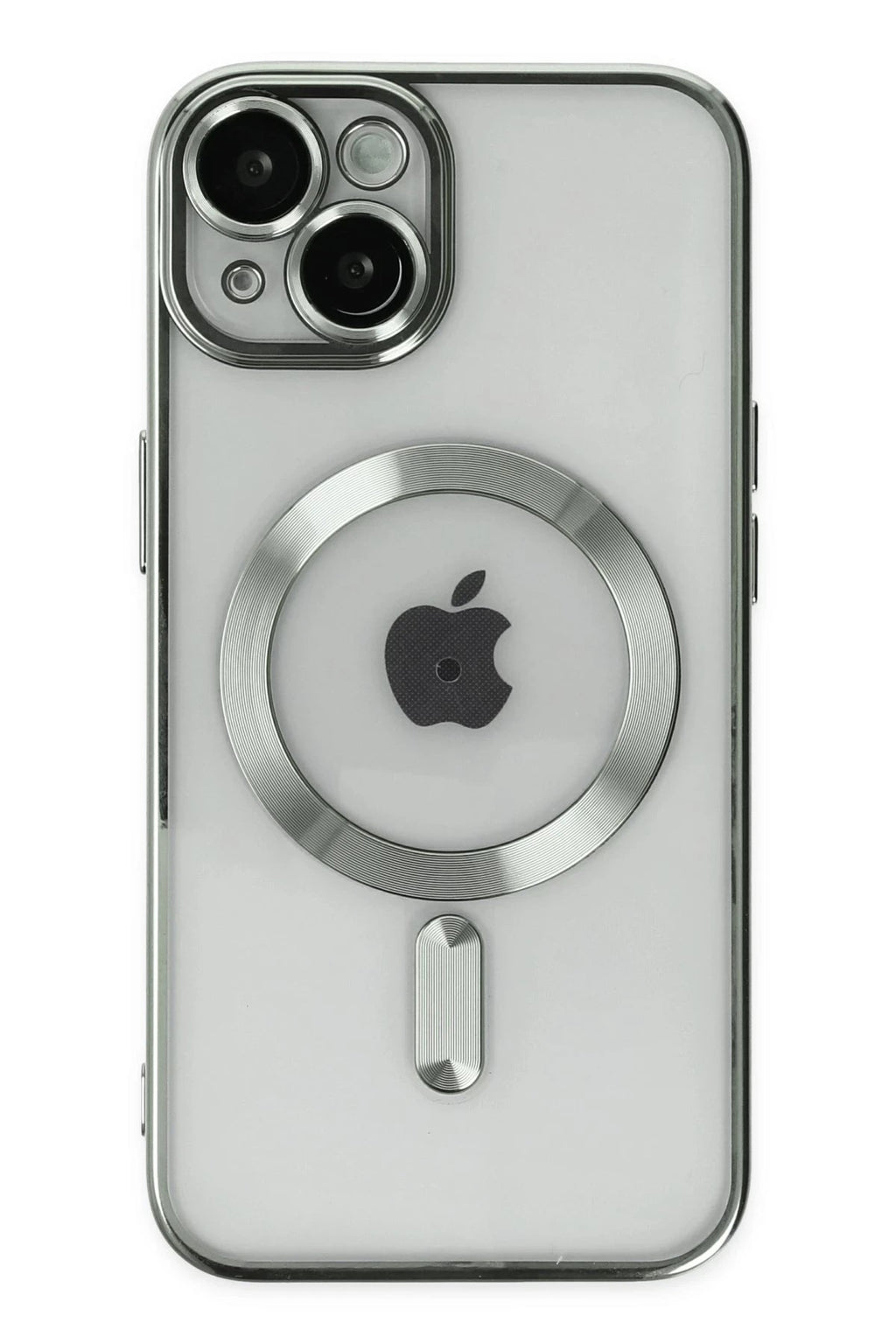 Mey İthalat® iPhone 14 Kılıf Kross Magneticsafe Kapak - Gümüş