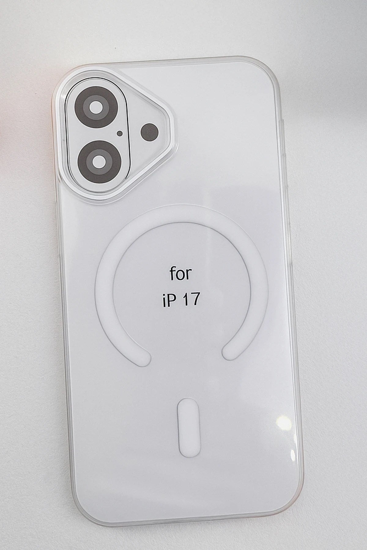 Mey İthalat® iPhone 17 PC Blank Magsafe Kapak - Şeffaf
