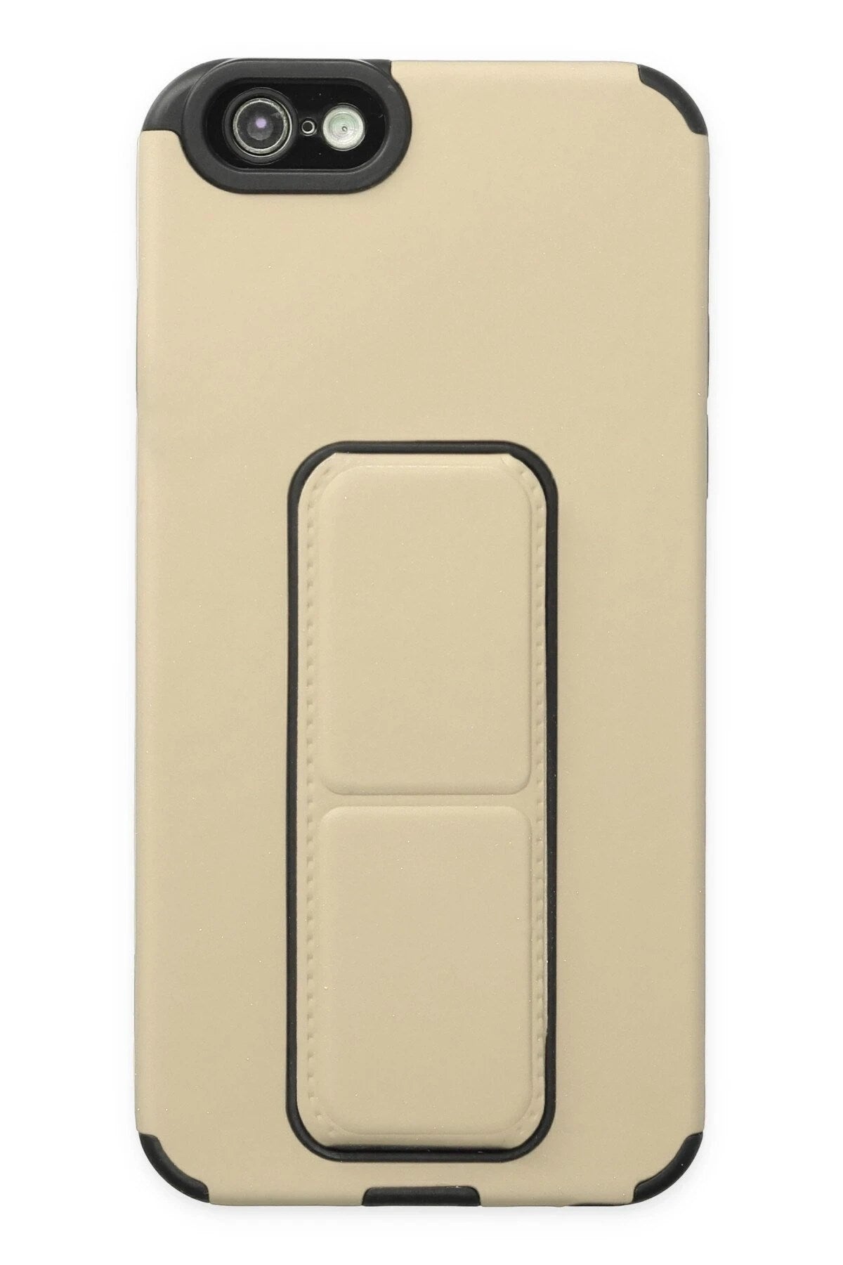 Mey İthalat® iPhone 6 Kılıf Mega Standlı Silikon - Gold
