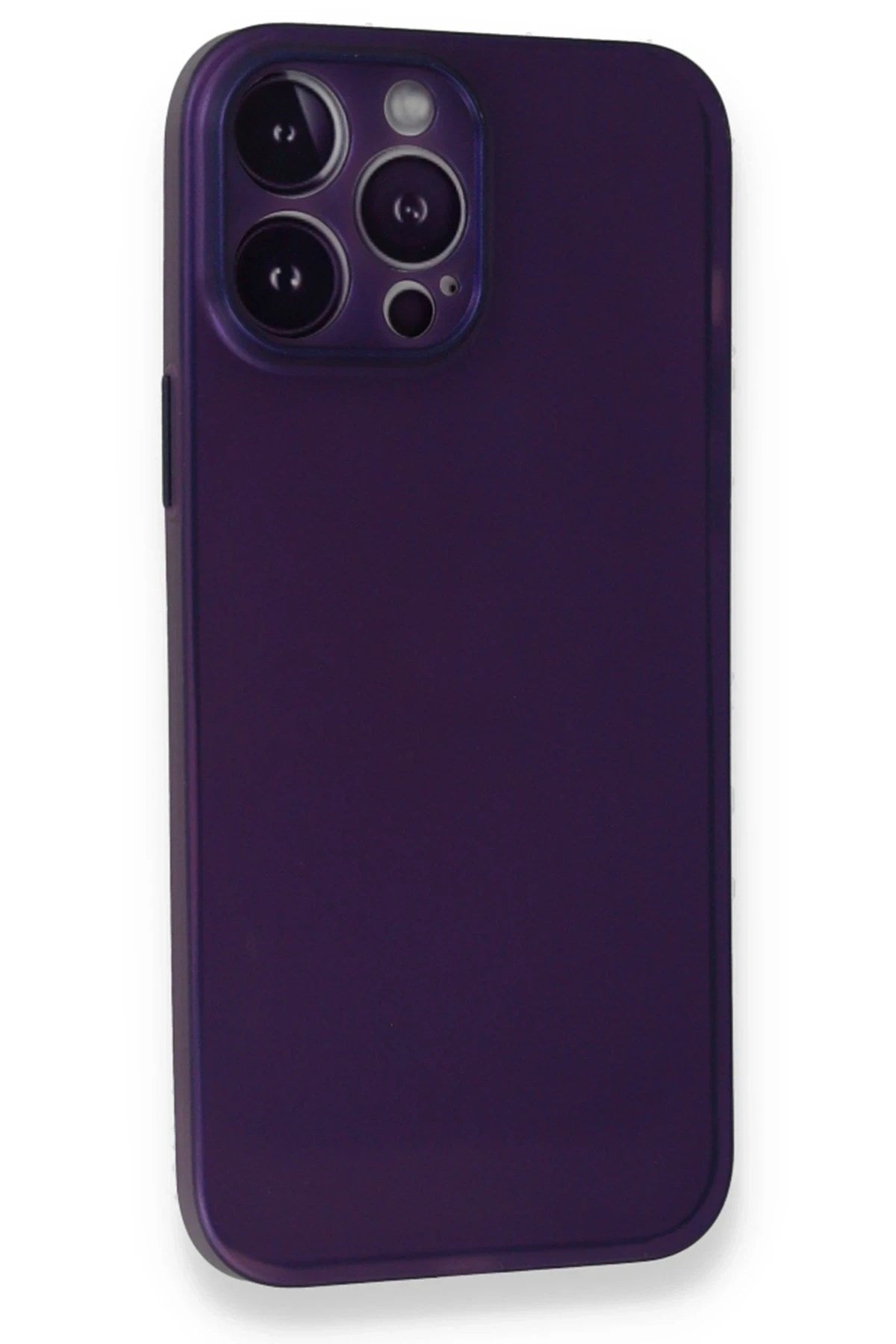 Mey İthalat® iPhone 14 Pro Kılıf PP Ultra İnce Kapak - Mor