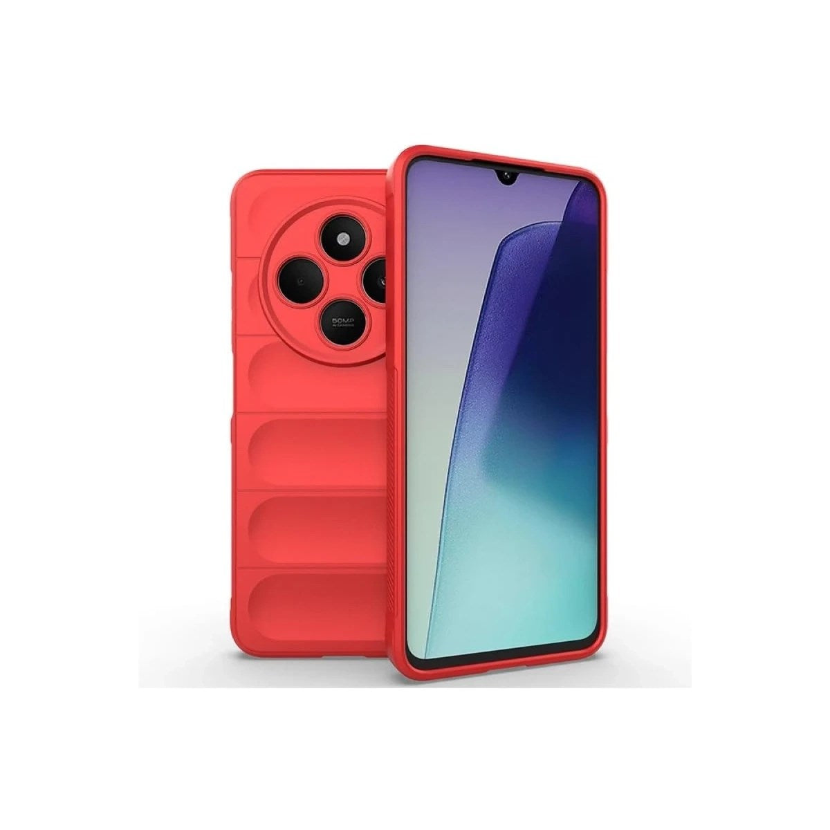 Mey İthalat® Redmi 14C Kılıf Optimum Silikon - Kırmızı
