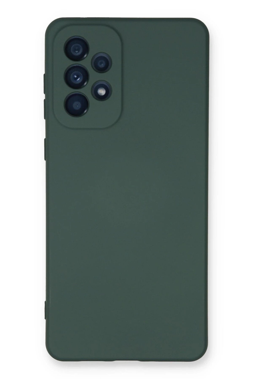 Mey İthalat® Samsung Galaxy A53 5G Kılıf Nano içi Kadife Silikon - Koyu Yeşil