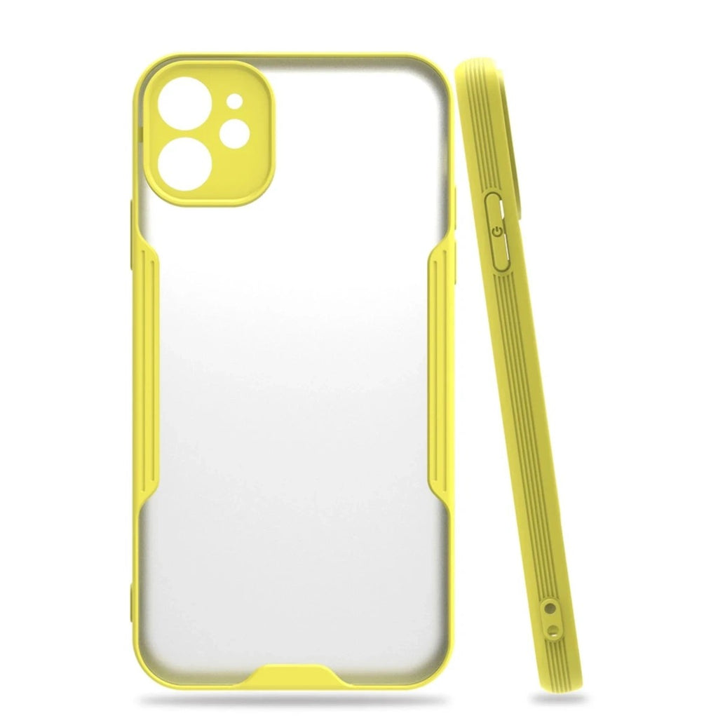 Mey İthalat® iPhone 11 Kılıf Platin Silikon - Sarı