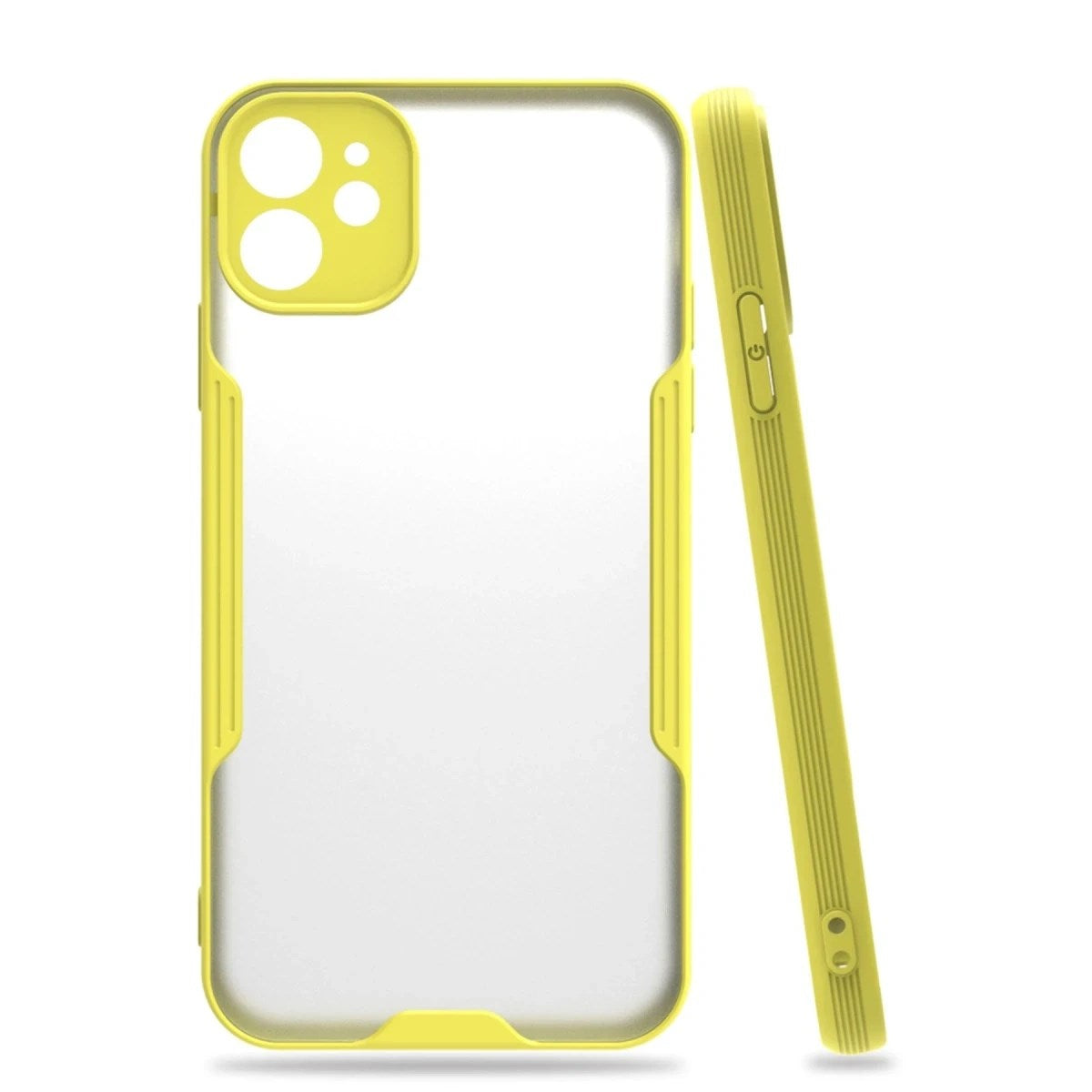 Mey İthalat® iPhone 11 Kılıf Platin Silikon - Sarı