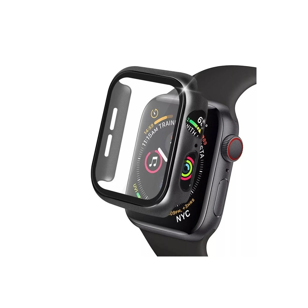 Mey İthalat® Watch 40mm Camlı Kasa Ekran Koruyucu - Siyah