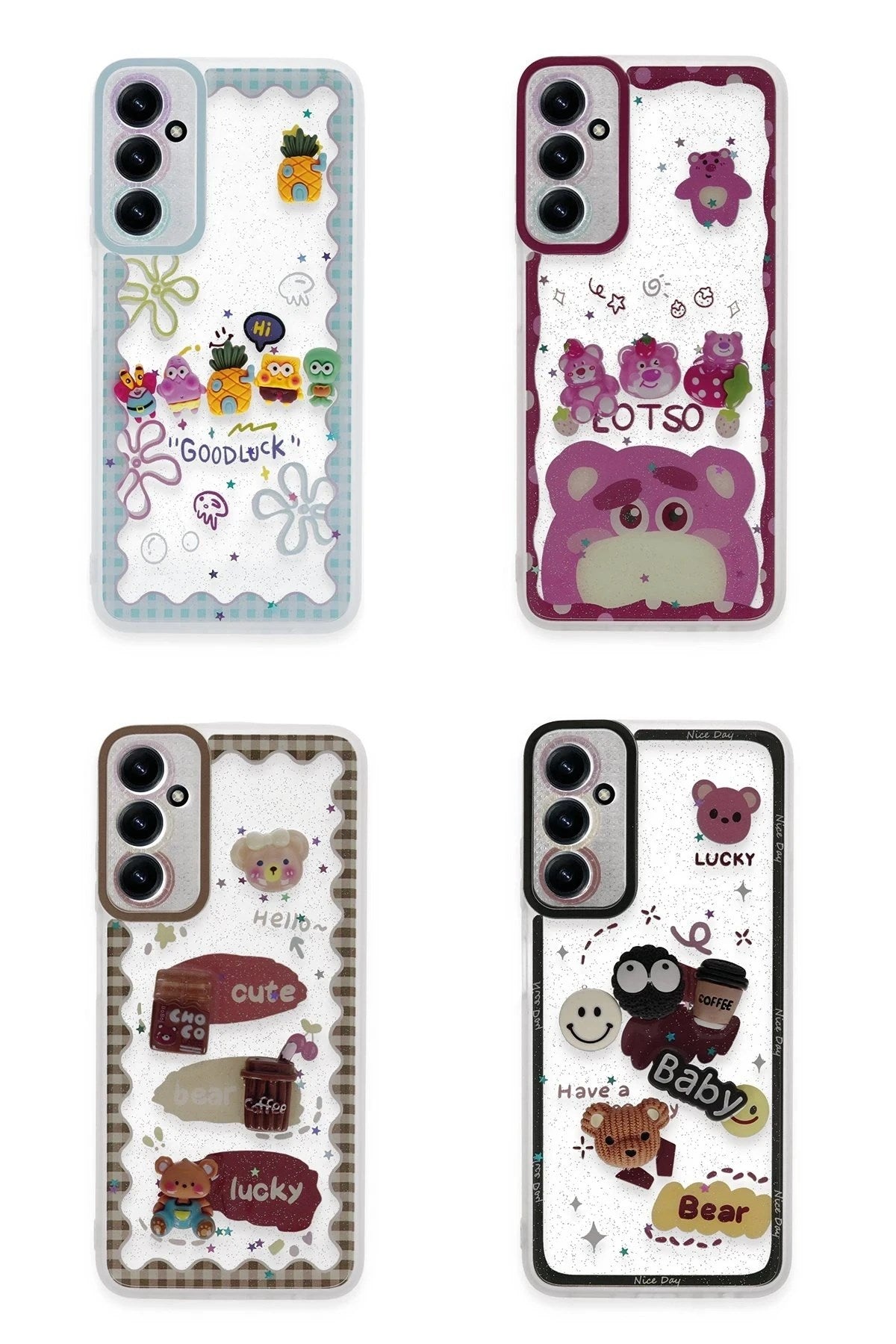 Mey İthalat® Samsung Galaxy A05S Kılıf Sweet Desenli Silikon Kapak - Sarı