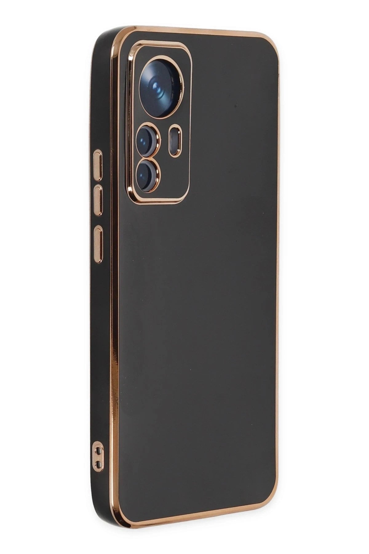 Mey İthalat® Mi 12T Pro Kılıf Volet Silikon - Siyah