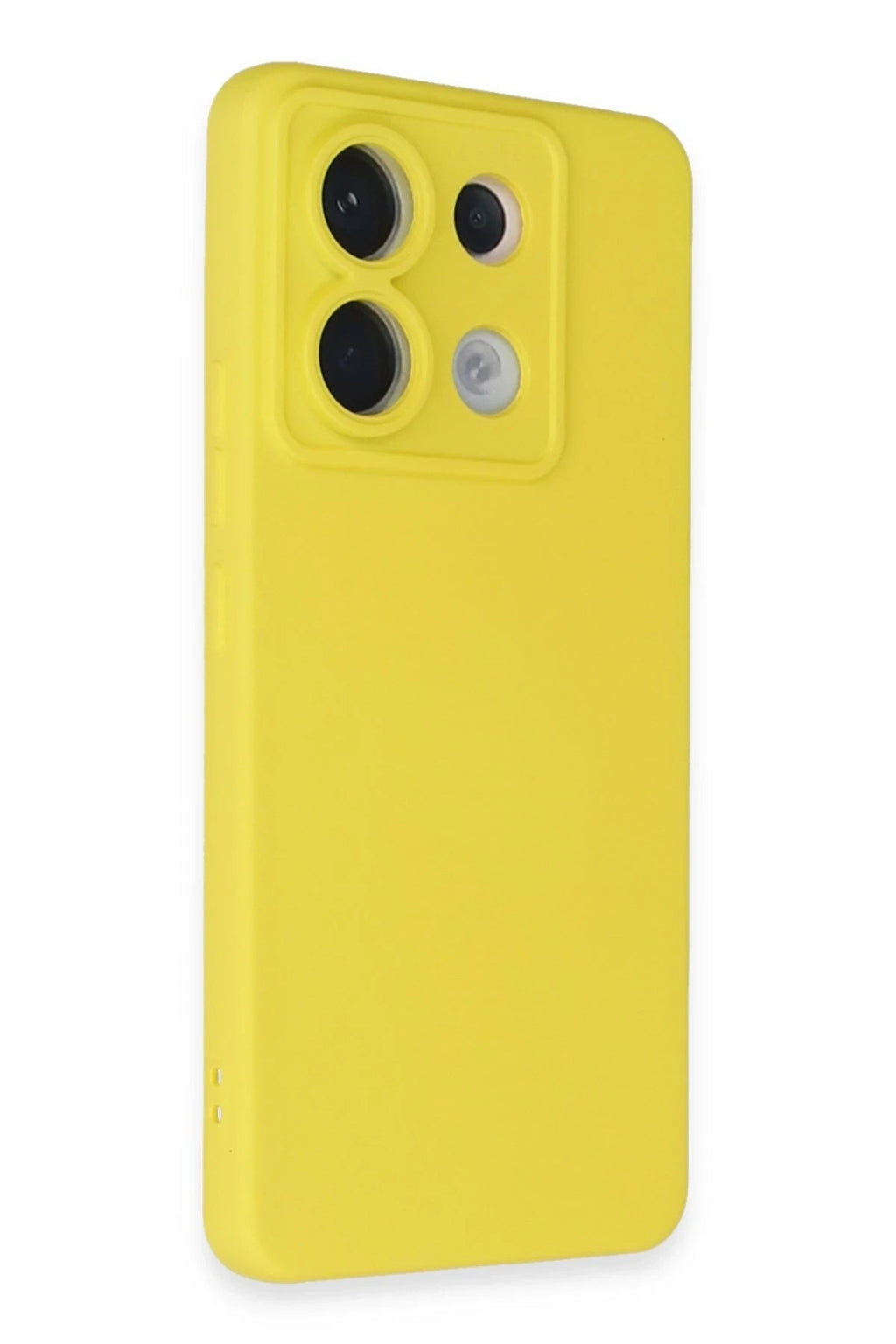 Mey İthalat® Redmi Note 13 Pro 5G Kılıf Nano içi Kadife Silikon - Sarı