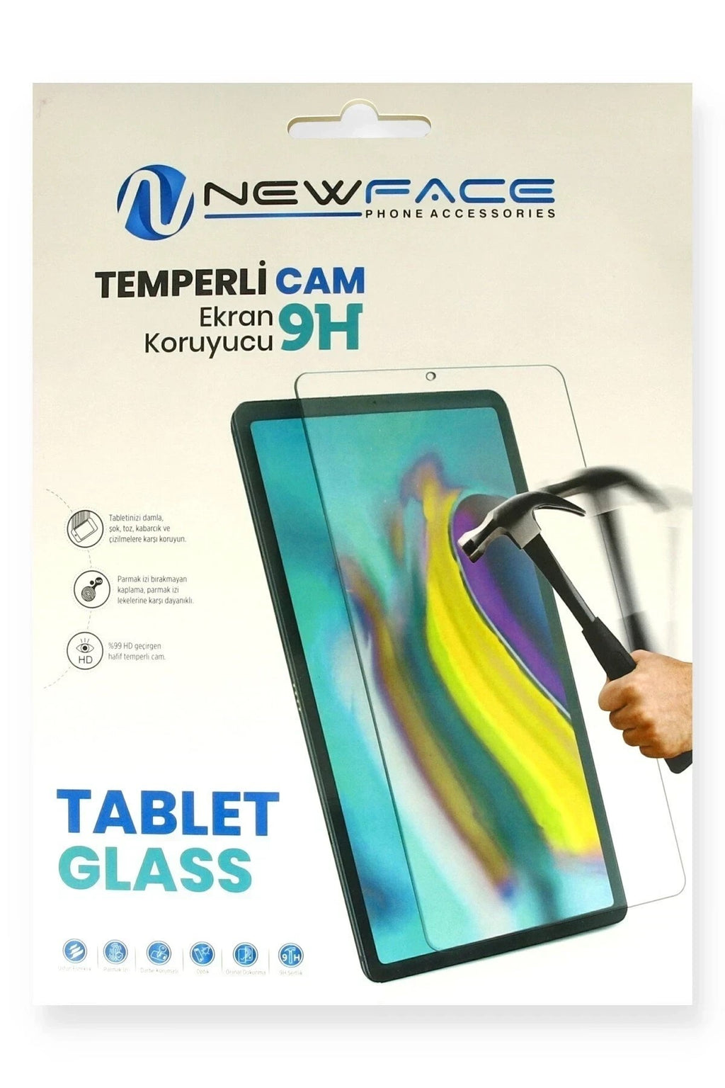 Mey İthalat® Universal 10 Tablet Cam Ekran Koruyucu