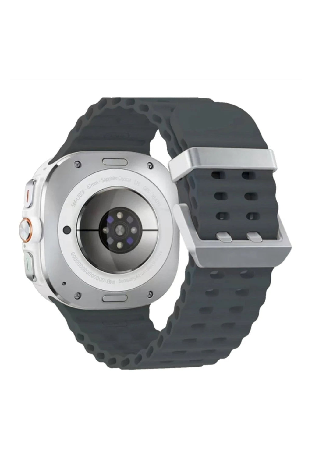 Mey İthalat® Watch 7 Ultra KR417 Rug Silikon Kordon - Koyu Gri