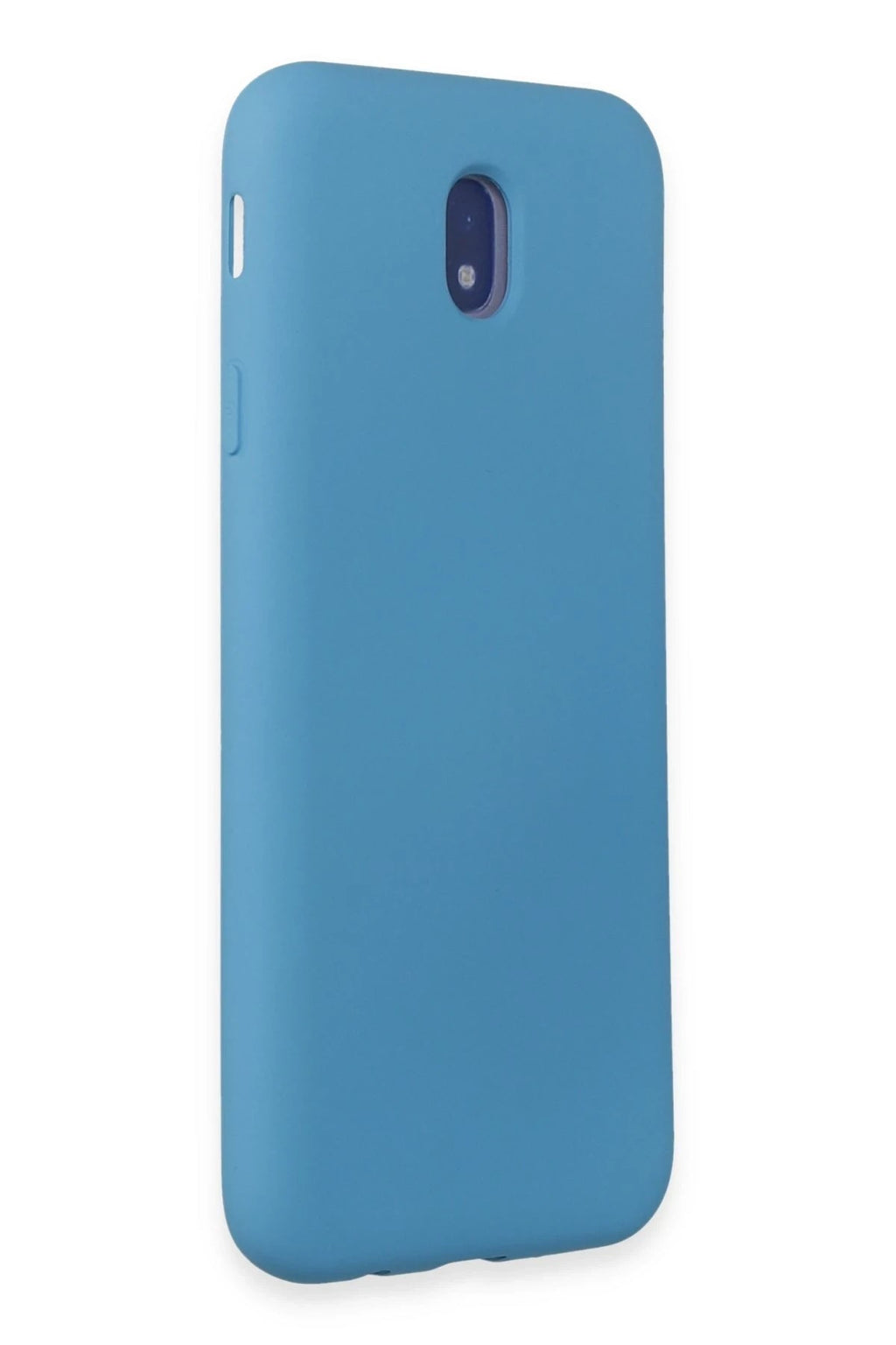 Mey İthalat® Samsung Galaxy J7 Pro / J730 Kılıf Nano içi Kadife Silikon - Mavi