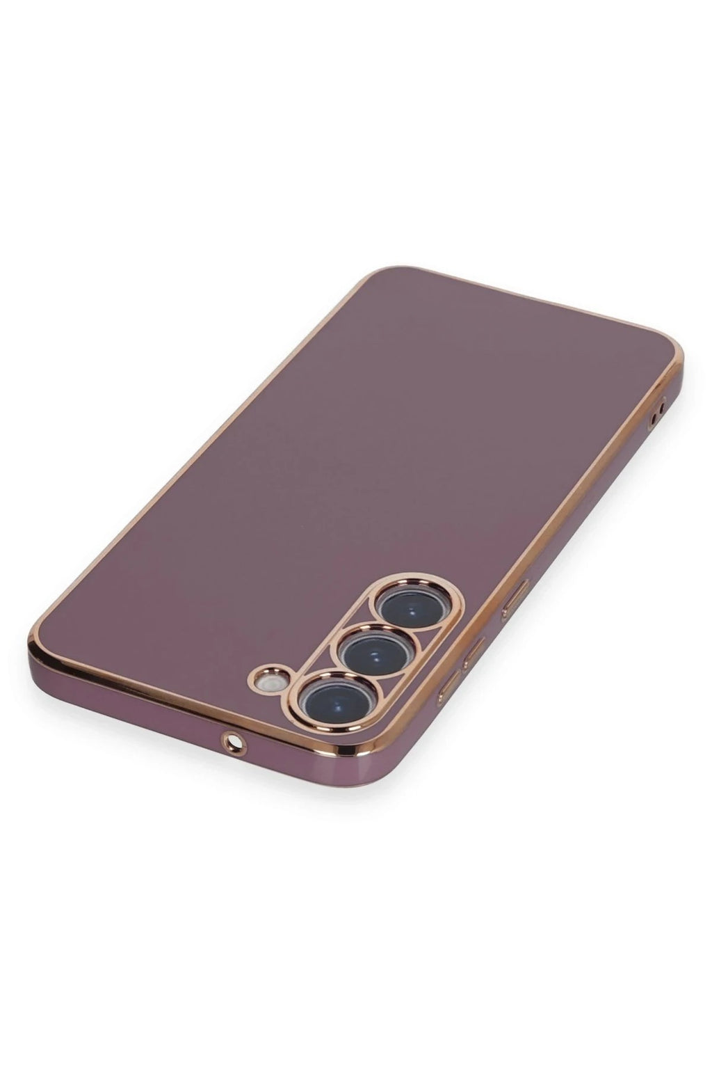 Mey İthalat® Samsung Galaxy S23 Plus Kılıf Volet Silikon - Mor