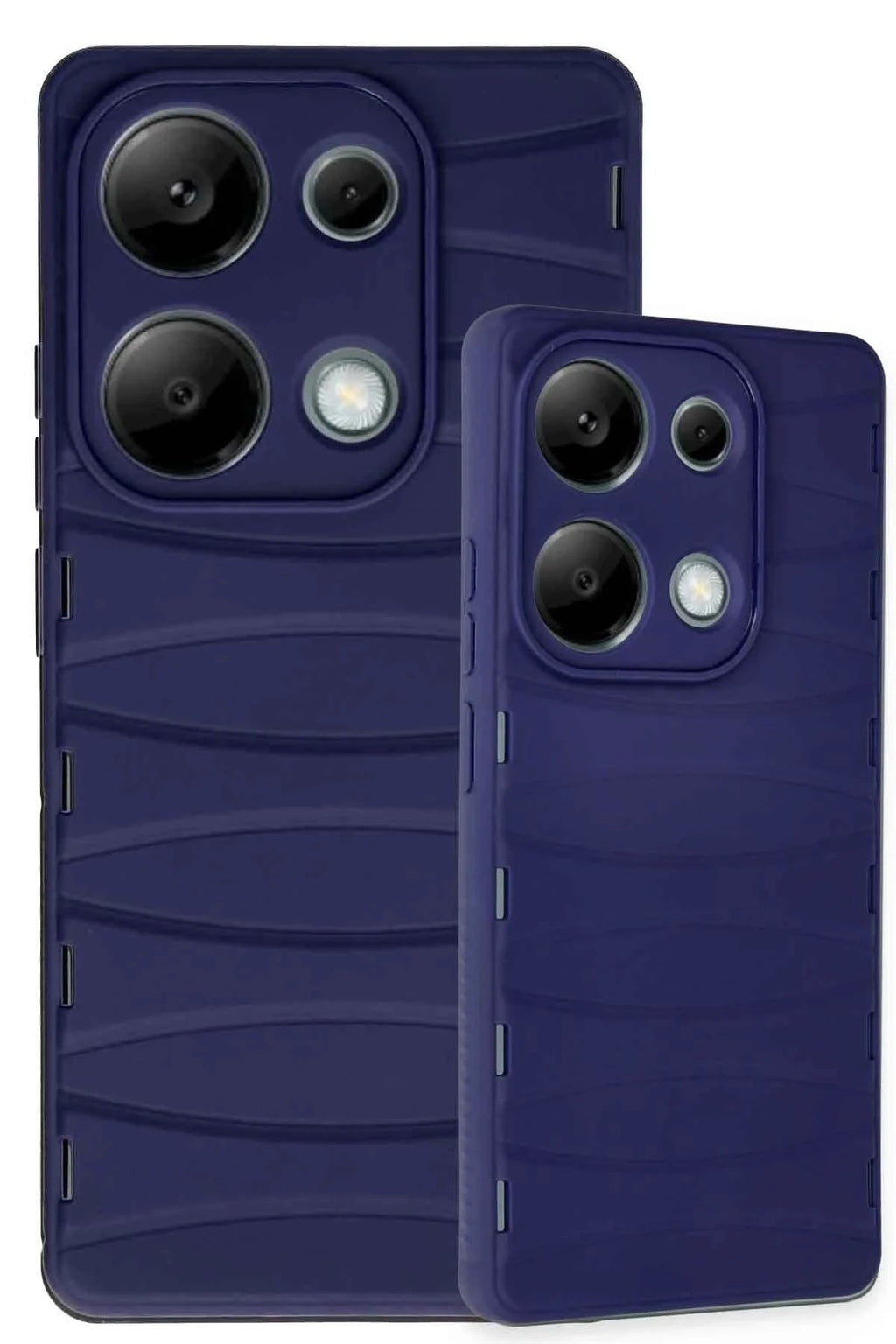 Mey İthalat® Redmi Note 13 Pro 4G Kılıf Bibercas Silikon Kapak - Lacivert