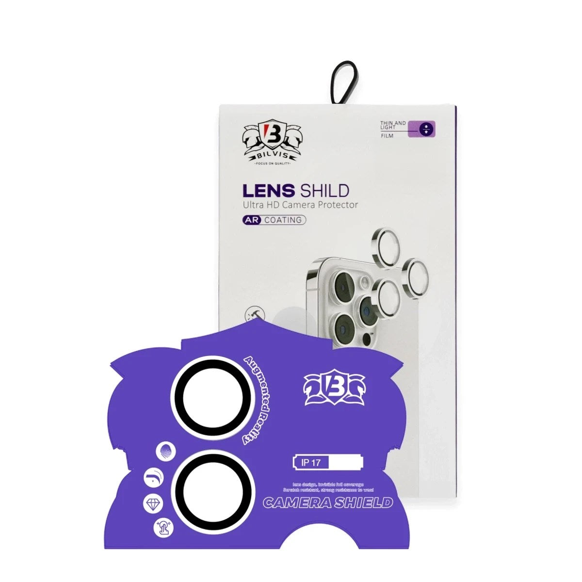 Mey İthalat® iPhone 17 Bilvis Titan Kamera Lens - Gümüş