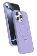 Mey İthalat® iPhone 16 Pro Max Regal Magsafe Standlı Kapak - Lila