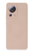 Mey İthalat® Mi 13 Lite Kılıf Nano içi Kadife Silikon - Pudra