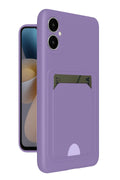 Mey İthalat® Samsung Galaxy A05 Kelvin Kartvizitli Silikon - Lila