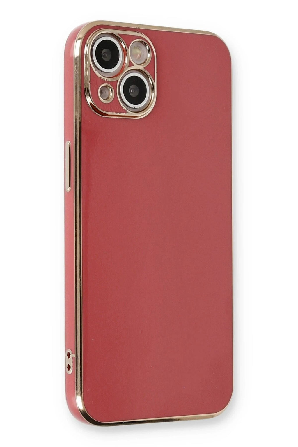 Mey İthalat® iPhone 13 Kılıf Volet Silikon - Kırmızı