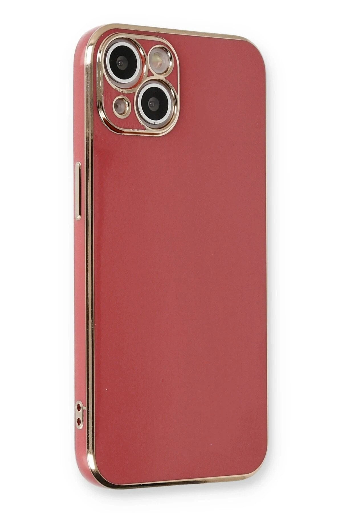 Mey İthalat® iPhone 13 Kılıf Volet Silikon - Kırmızı