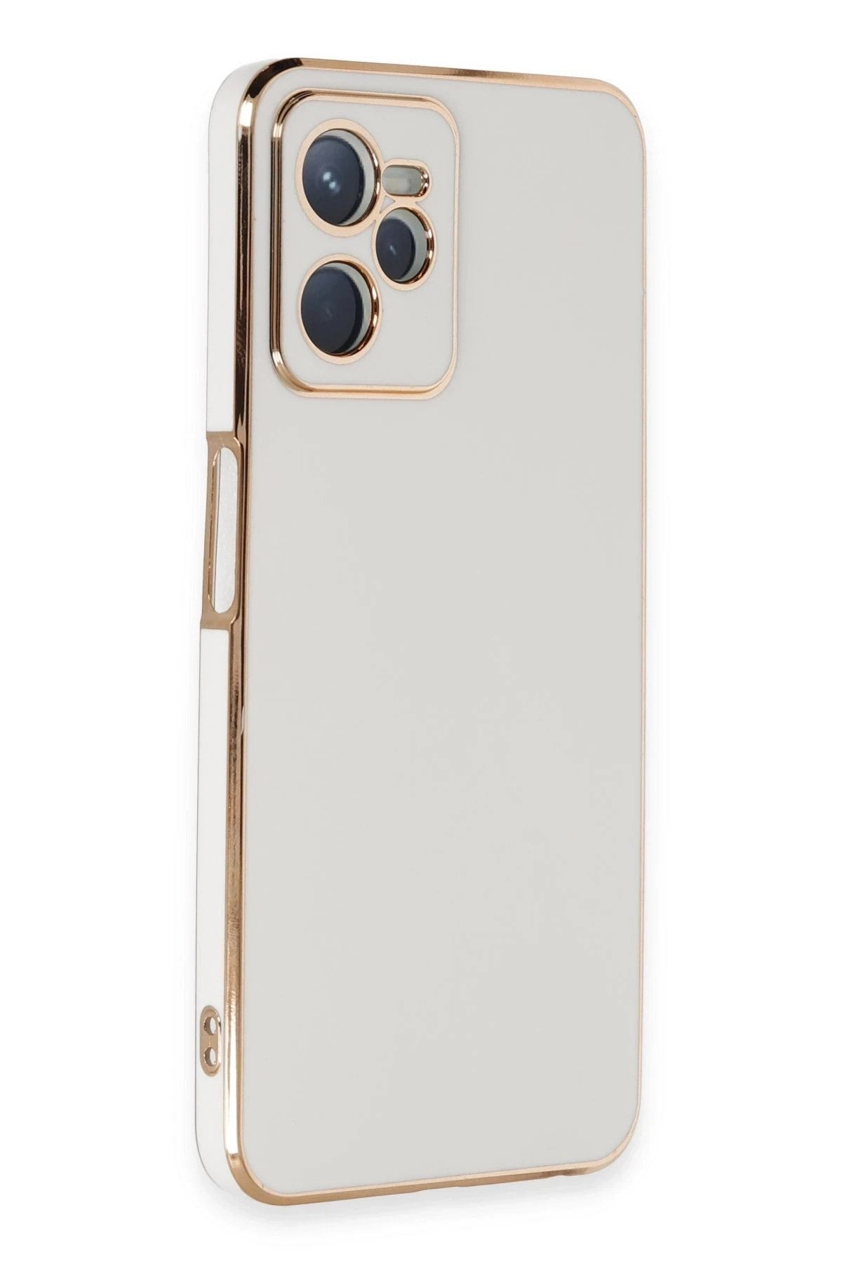 Mey İthalat® Realme C35 Kılıf Volet Silikon - Beyaz