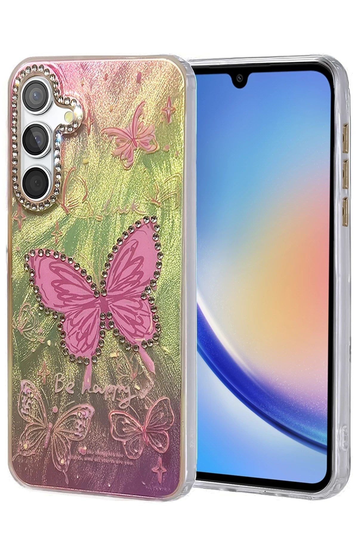 Mey İthalat® Samsung Galaxy A34 5G Kılıf Blade Aynalı Desenli Kapak - Desen 5