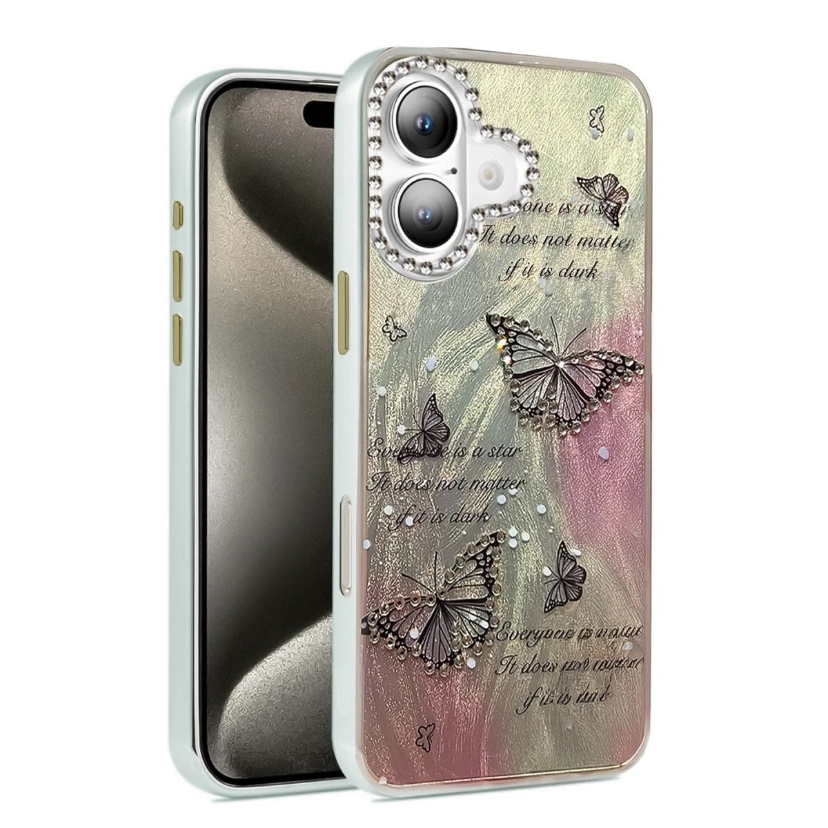 Mey İthalat® iPhone 16 Kılıf Blade Aynalı Desenli Kapak - Desen 6