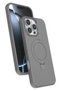 Mey İthalat® iPhone 16 Pro Regal Magsafe Standlı Kapak - Titan Gri
