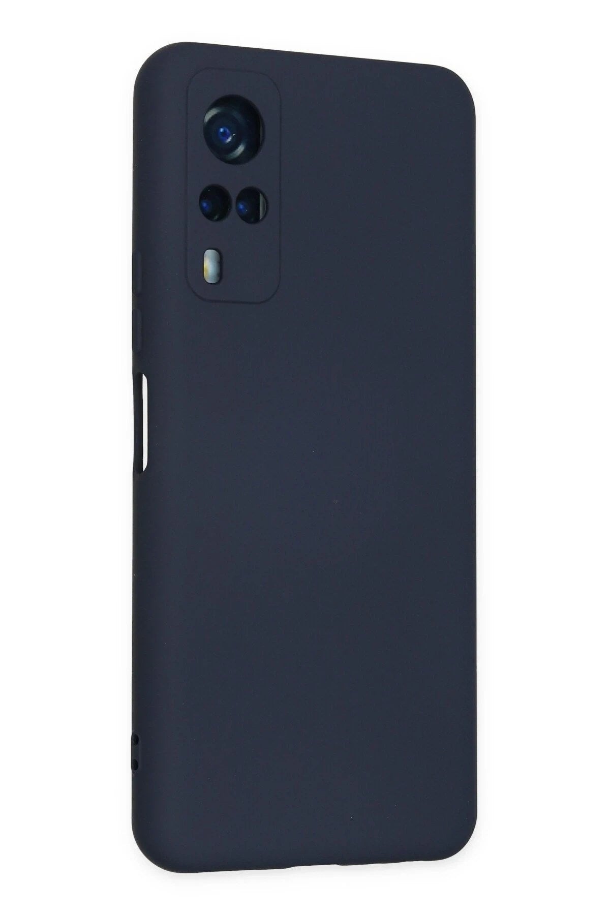 Mey İthalat® Vivo Y53S Kılıf Nano içi Kadife Silikon - Lacivert