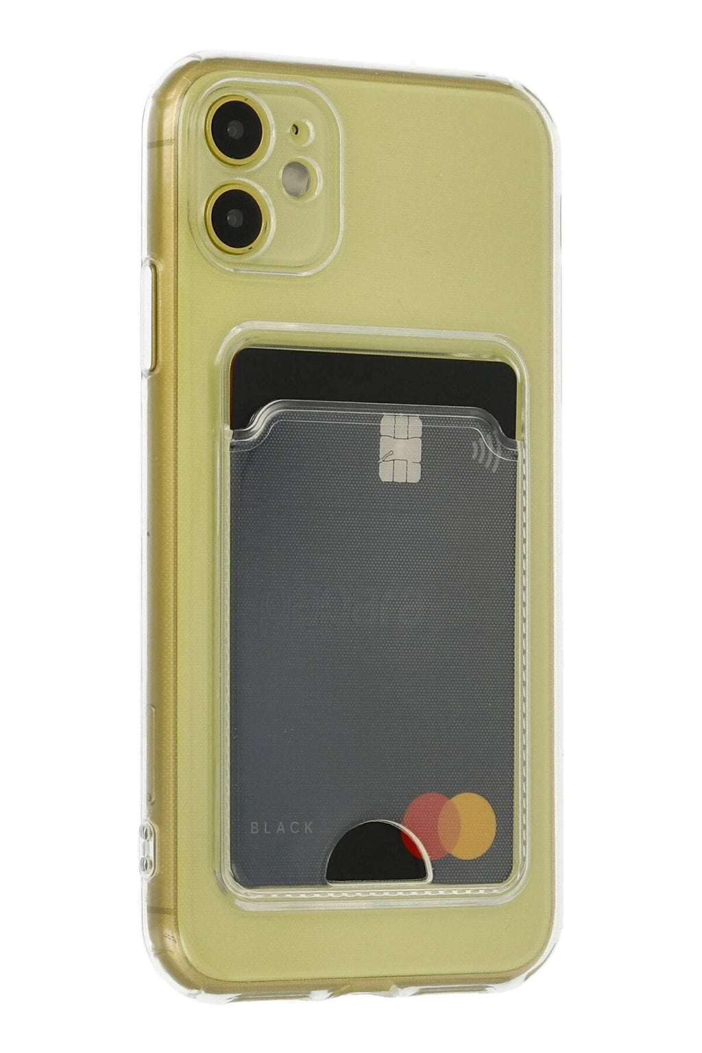 Mey İthalat® iPhone 11 Kılıf Kart Şeffaf Silikon - Şeffaf