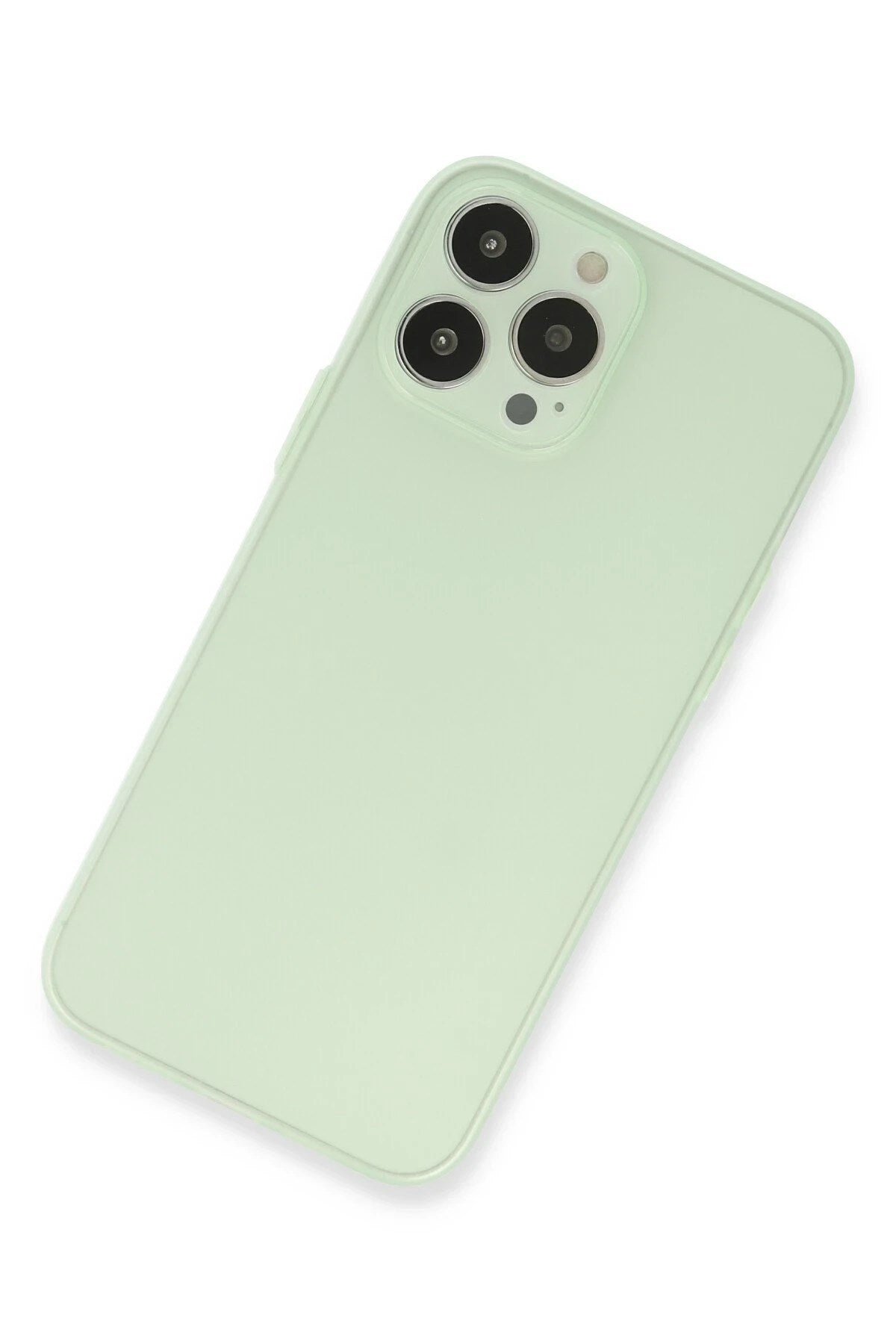 Mey İthalat® iPhone 13 Pro Max Kılıf Puma Silikon - Açık Yeşil