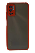 Mey İthalat® Redmi Note 10 5G Kılıf Montreal Silikon Kapak - Kırmızı