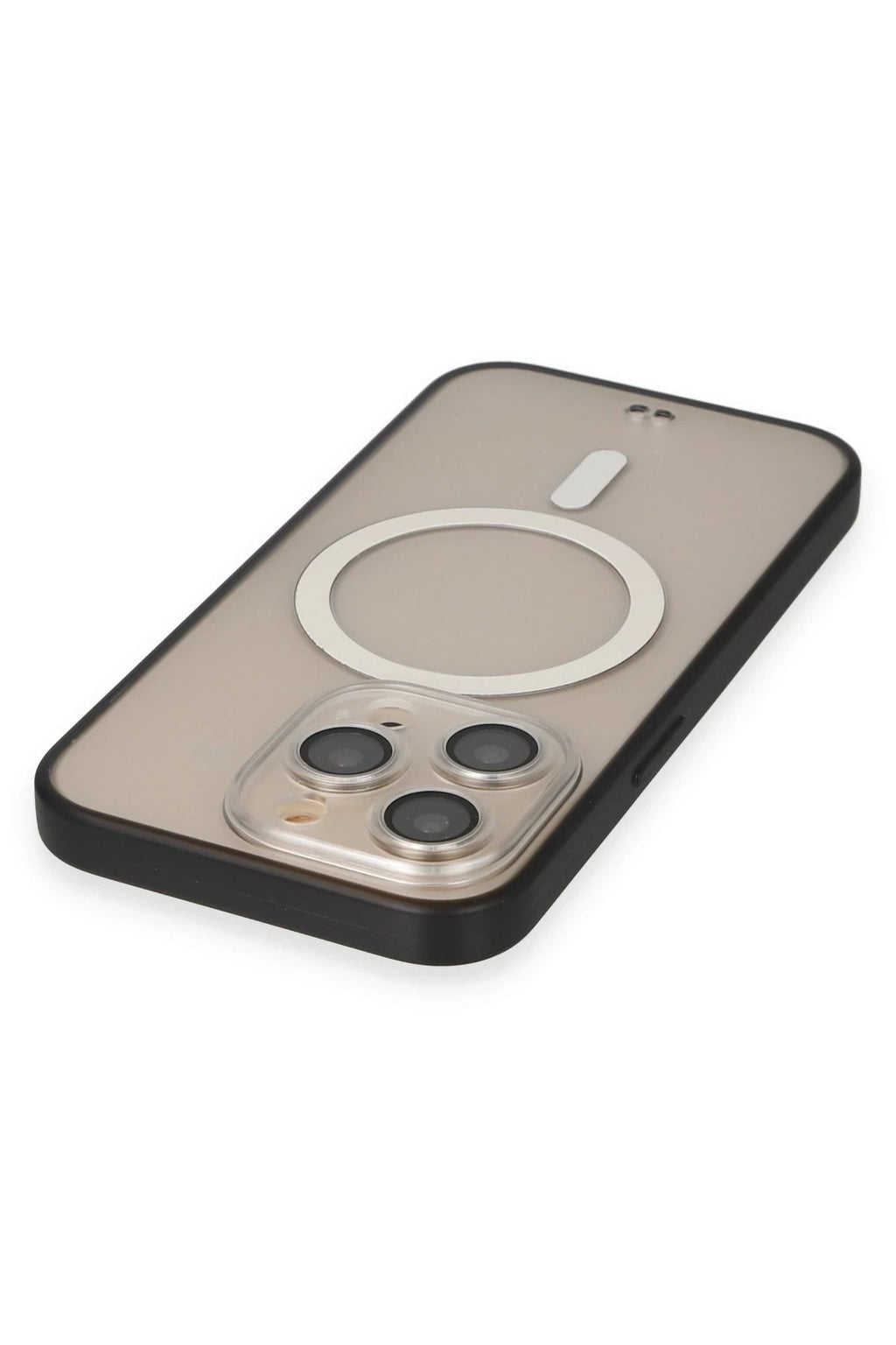 Mey İthalat® iPhone 14 Pro Kılıf Grand Magneticsafe Kapak - Siyah