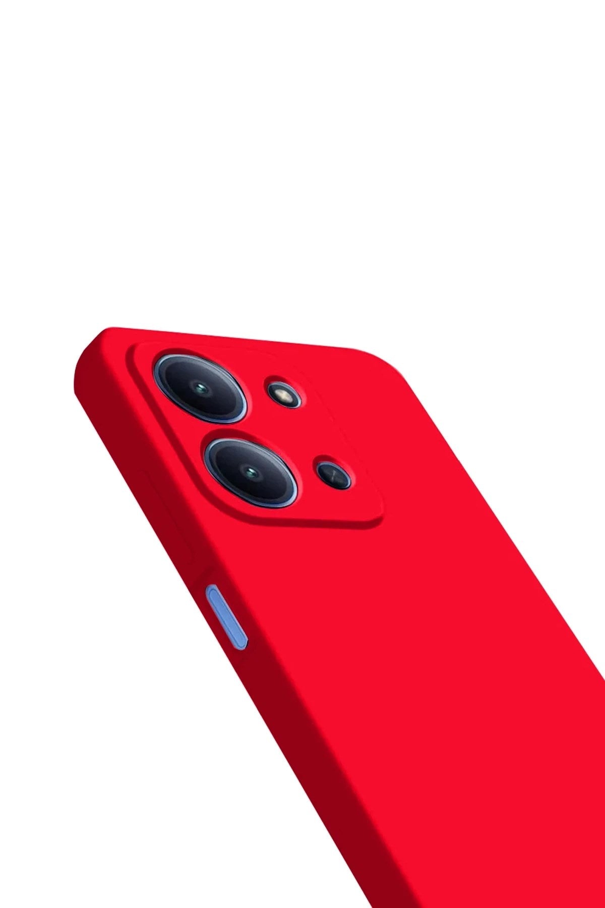 Mey İthalat® Redmi 15C 4G Nano içi Kadife Silikon - Kırmızı