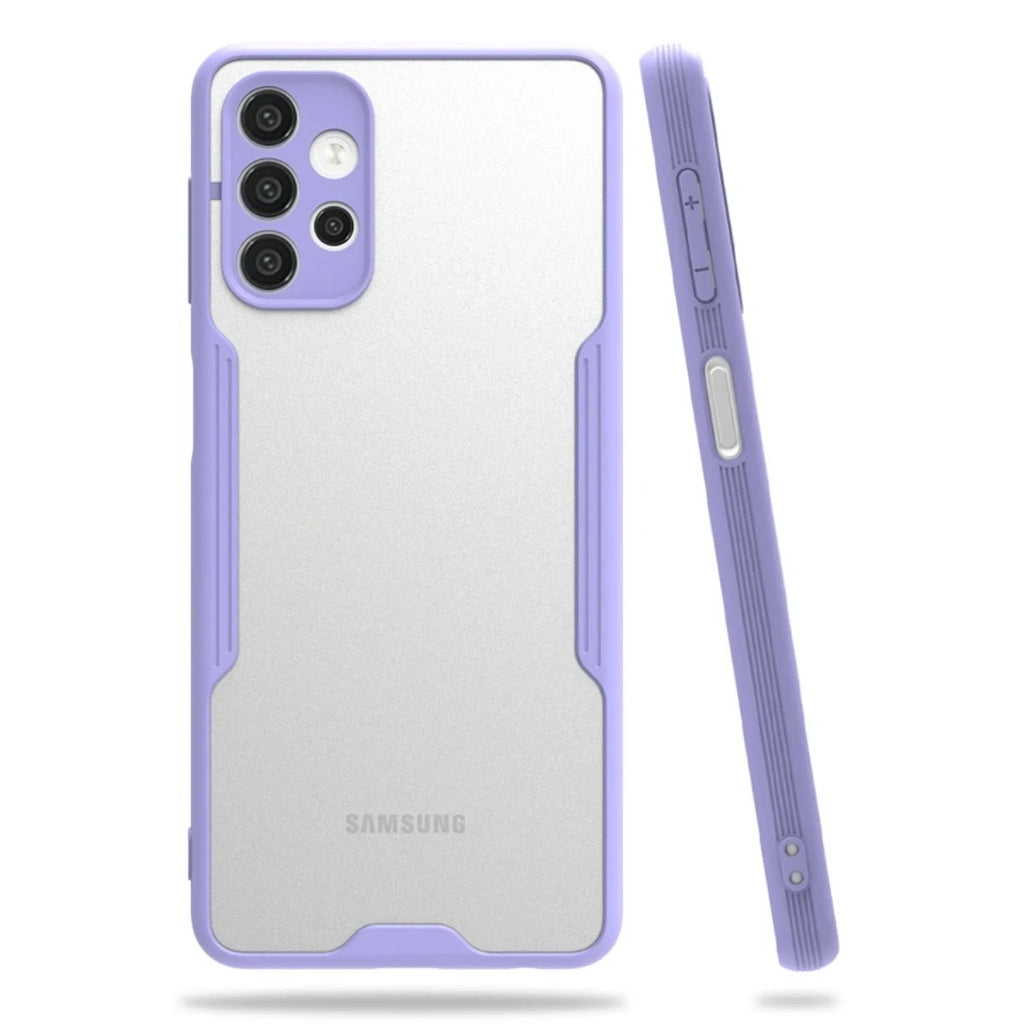 Mey İthalat® Samsung Galaxy A52 Kılıf Platin Silikon - Lila