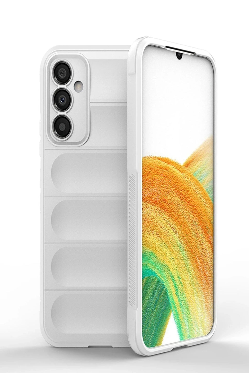 Mey İthalat® Samsung Galaxy A05S Kılıf Optimum Silikon - Krem