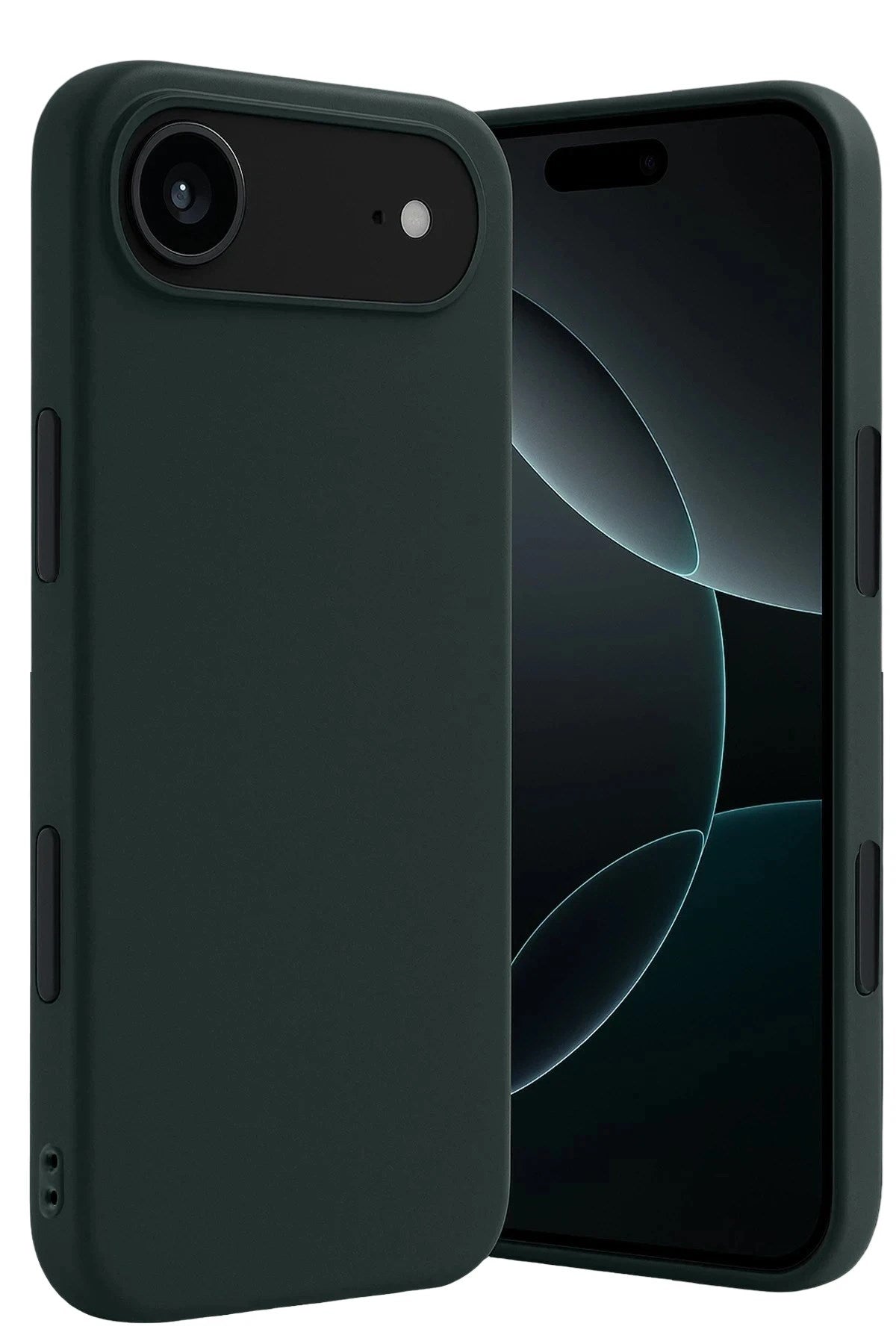 Mey İthalat® iPhone 17 Air First Silikon - Koyu Yeşil